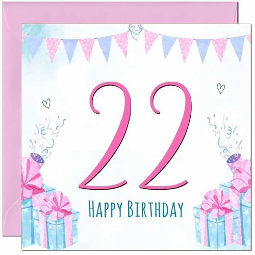 Womens Birthday Card for Ladies Shabby Chic