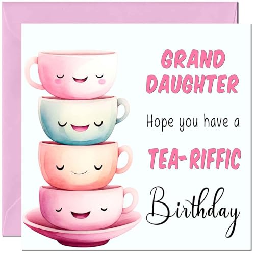 Birthday Card for Women Tea-Riffic Cute