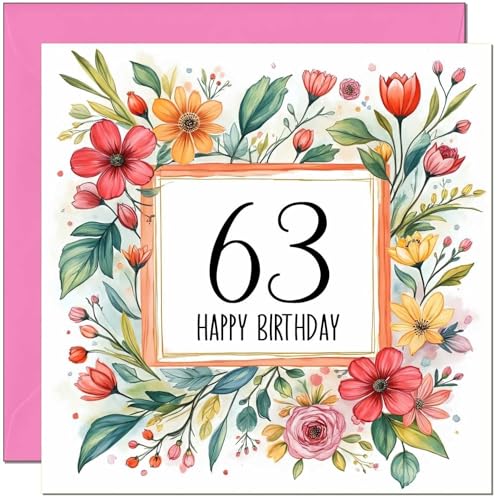 Birthday Card for Women - Any Age - Floral