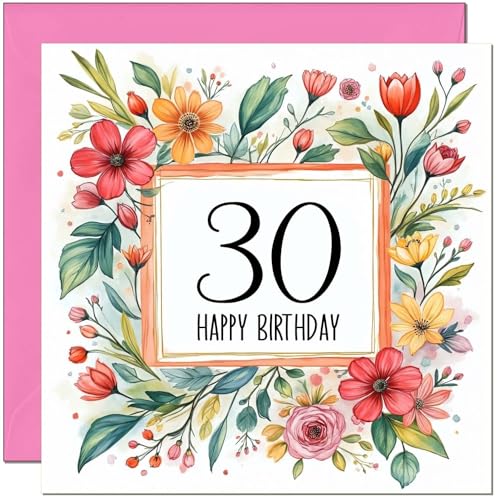 Birthday Card for Women - Any Age - Floral