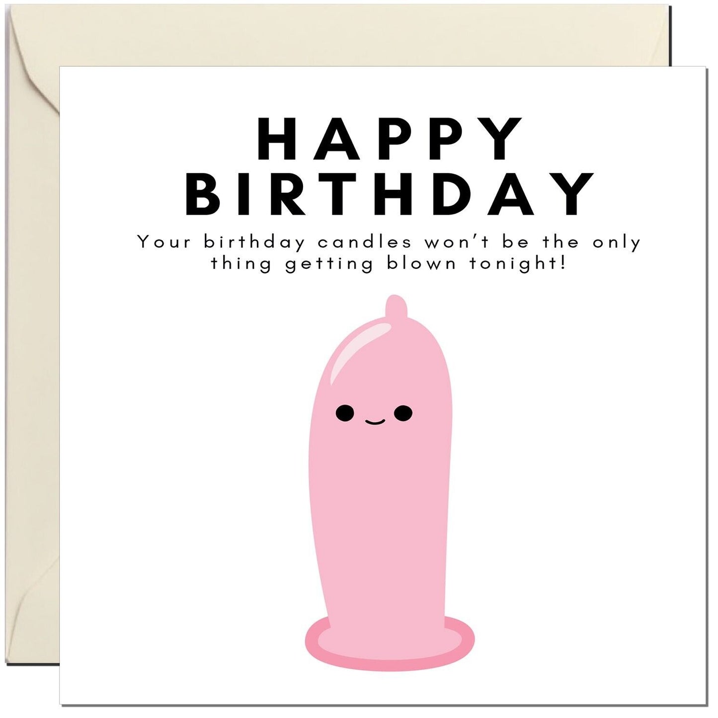 Rude Birthday Card for Boyfriend - Funny Birthday Card for Boyfriend Husband