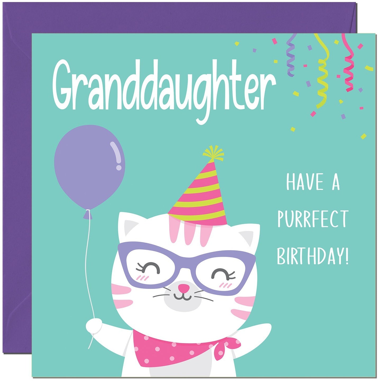 Purrfect Birthday - Kitty Cute Cat