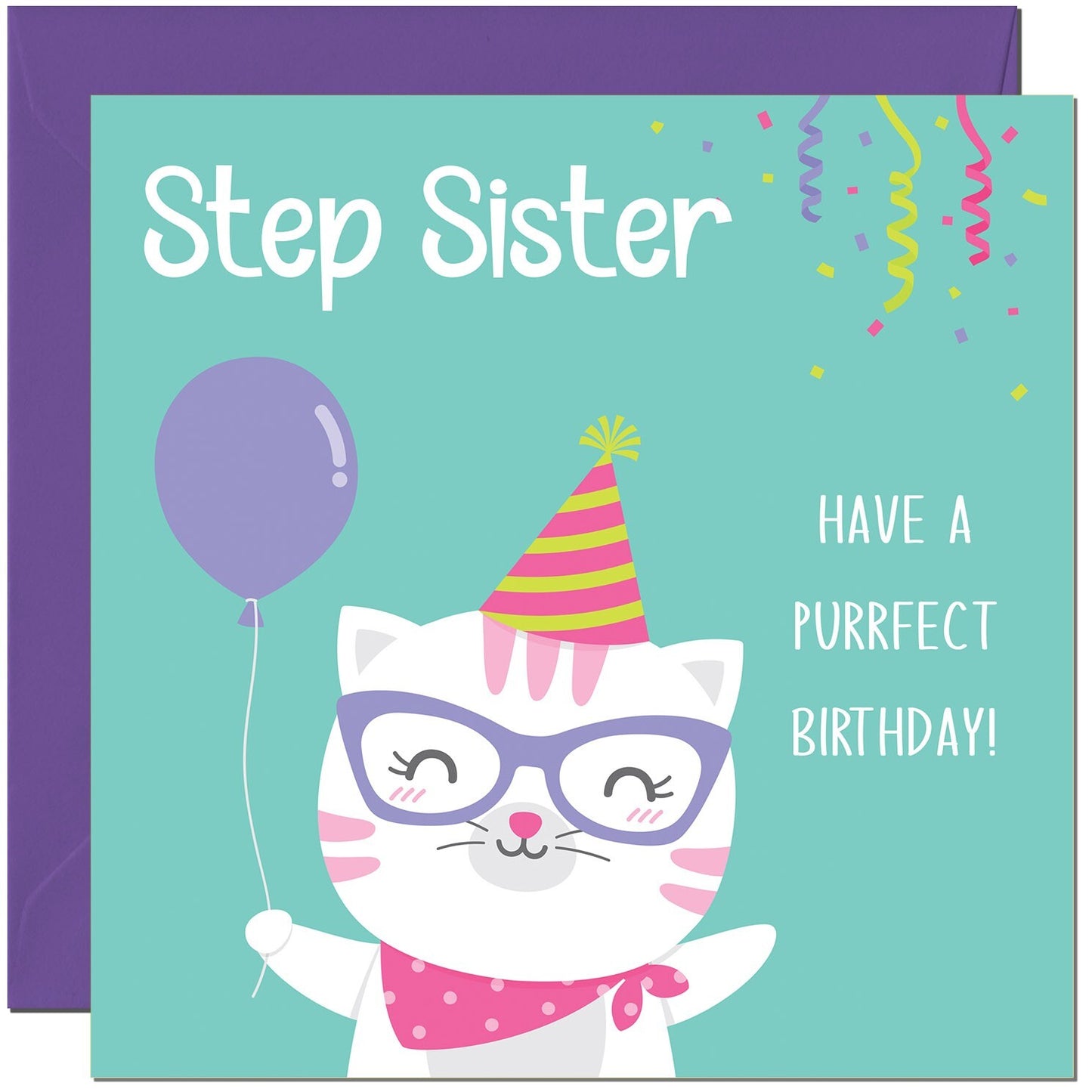 Purrfect Birthday - Kitty Cute Cat