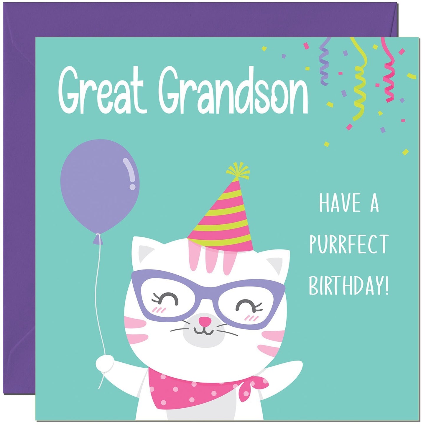 Purrfect Birthday - Kitty Cute Cat