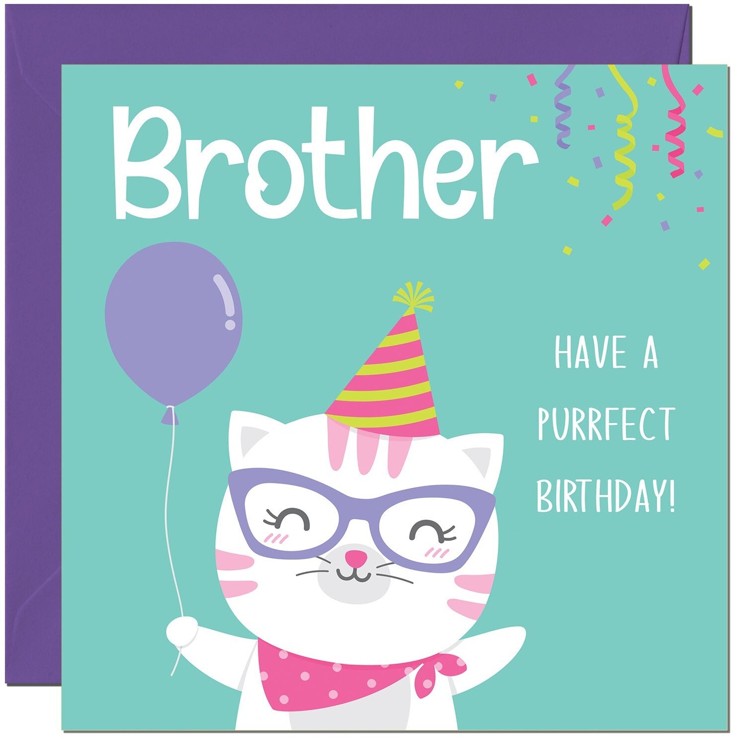 Purrfect Birthday - Kitty Cute Cat