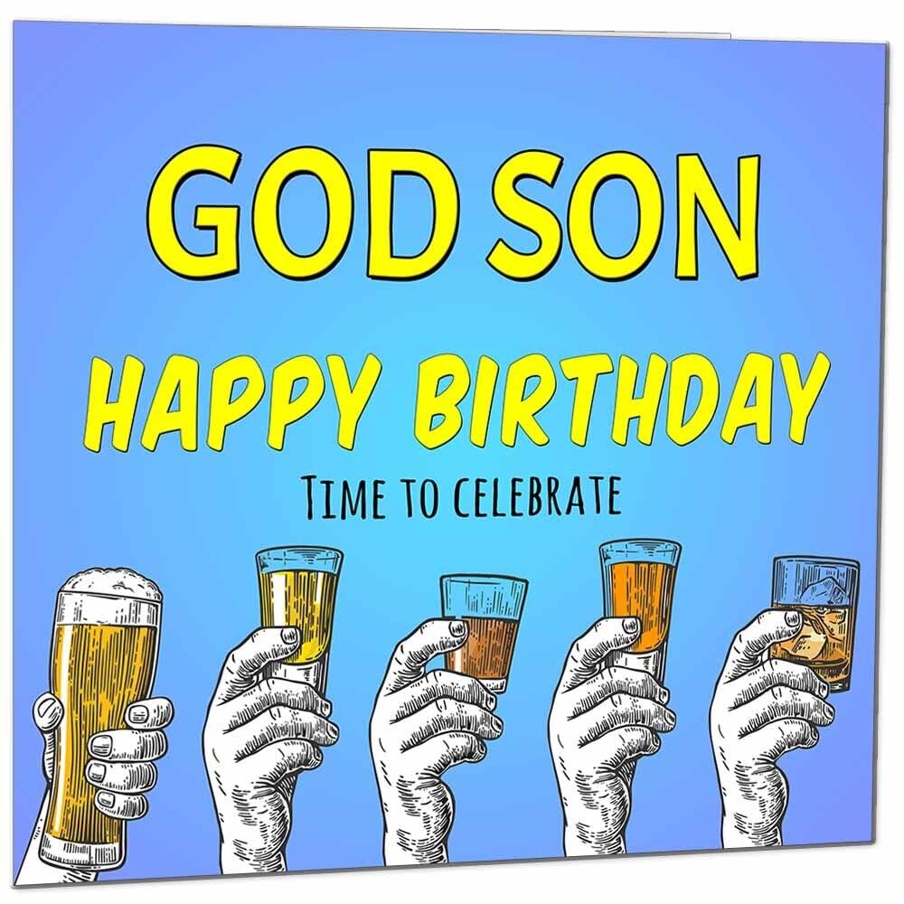 Birthday Card for Men Him Beer Drinks Men's