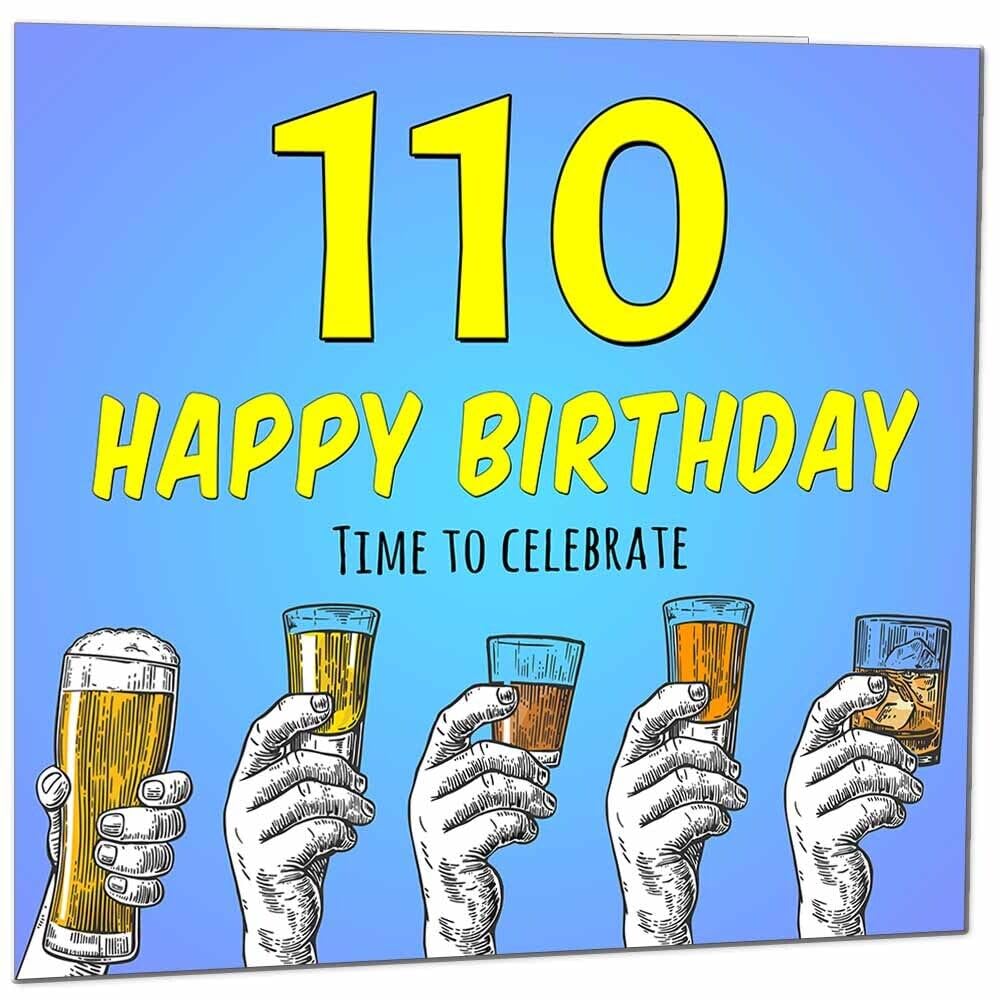 Birthday Card for Men Him Beer Drinks Men's
