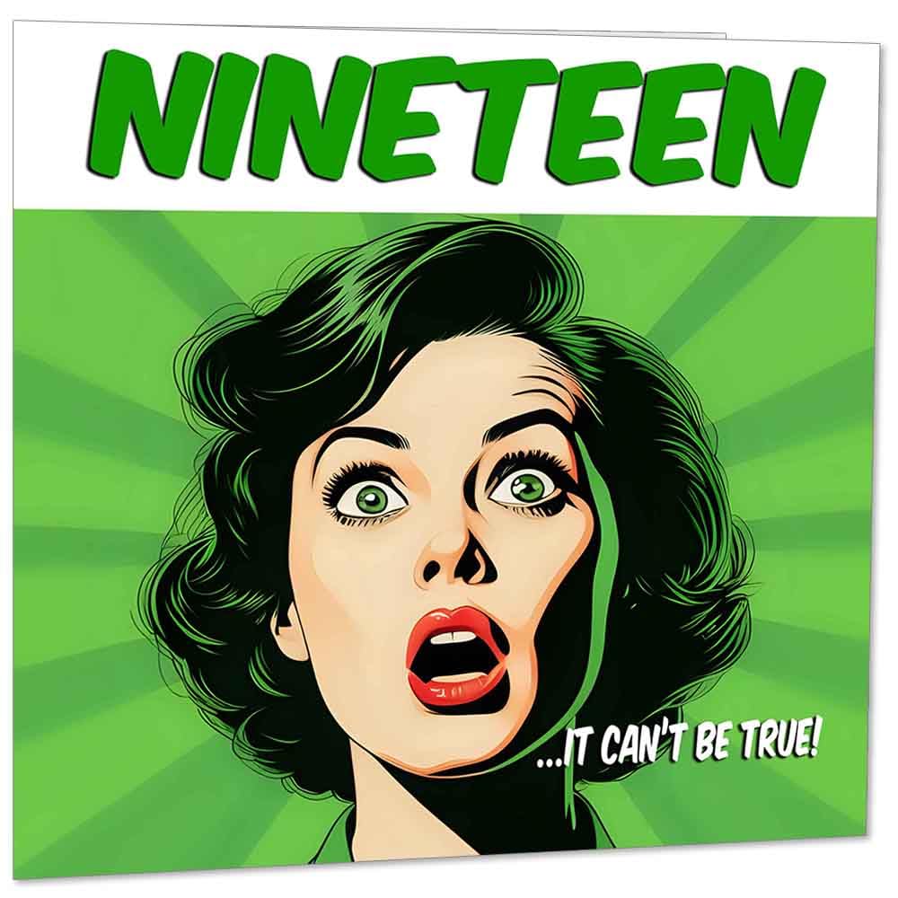 Funny Birthday Card for Women - Ladies Birthday Cards for Friend Retro Comic Mum Years Old Sister Her Nan Aunt Grandma female mom