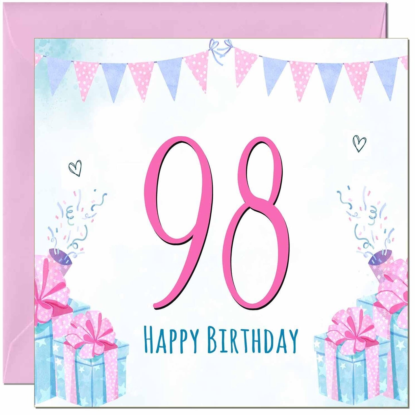 Womens Birthday Card for Ladies Shabby Chic