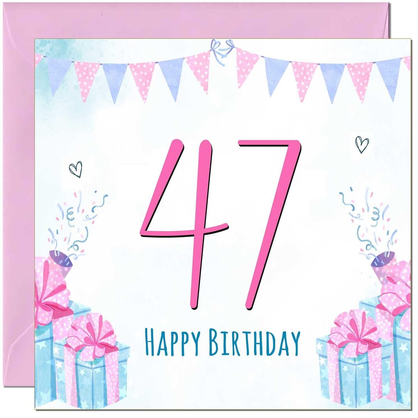 Womens Birthday Card for Ladies Shabby Chic