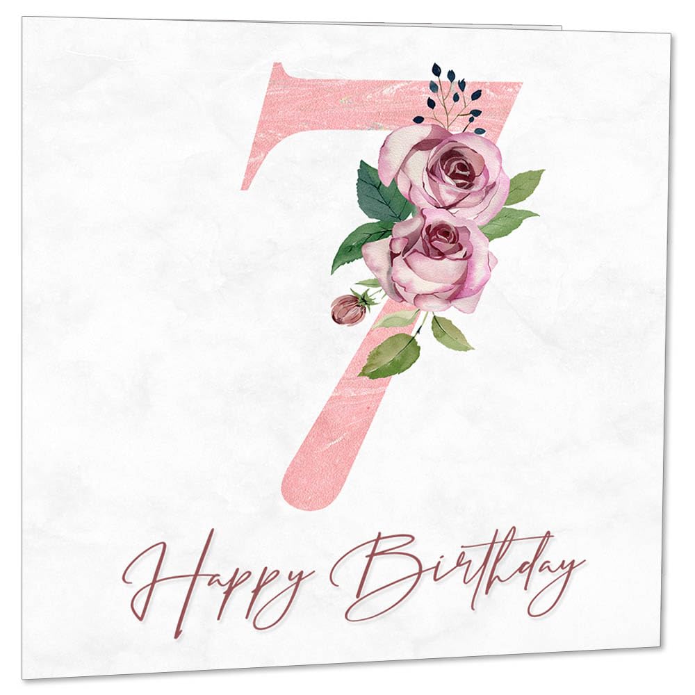 Birthday Card for Women - Floral Birthday Cards for Ladies Mum Aunt Sister Nan Friend Daughter