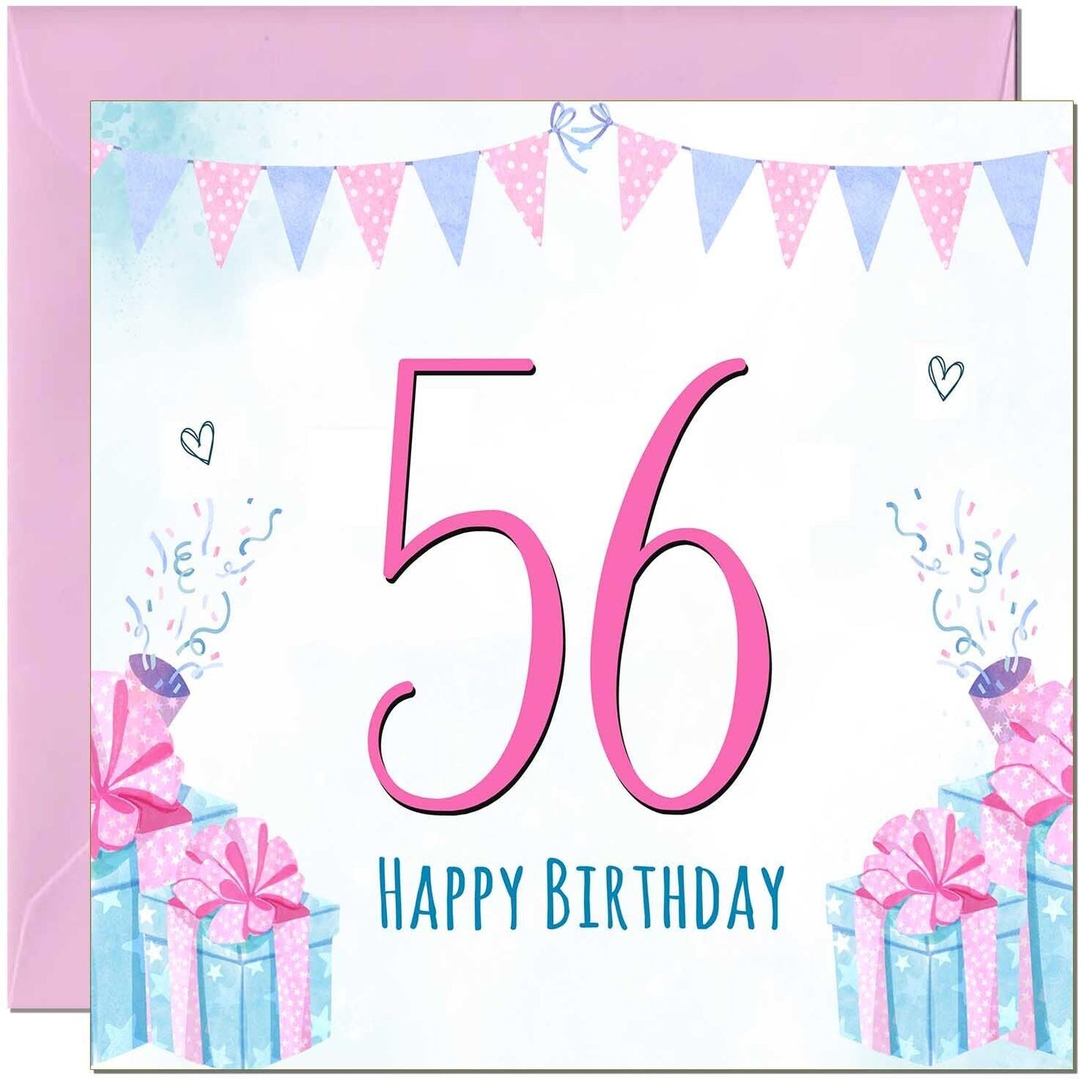 Womens Birthday Card for Ladies Shabby Chic