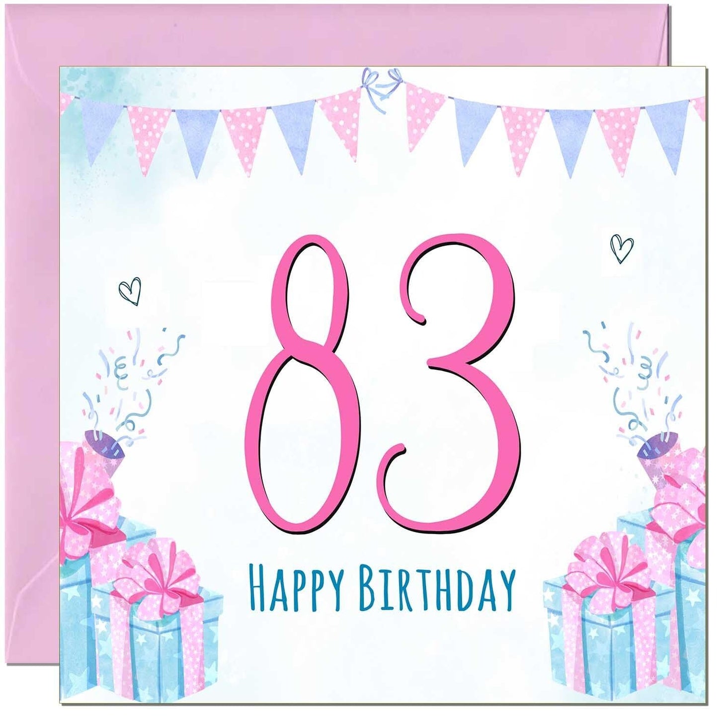 Womens Birthday Card for Ladies Shabby Chic