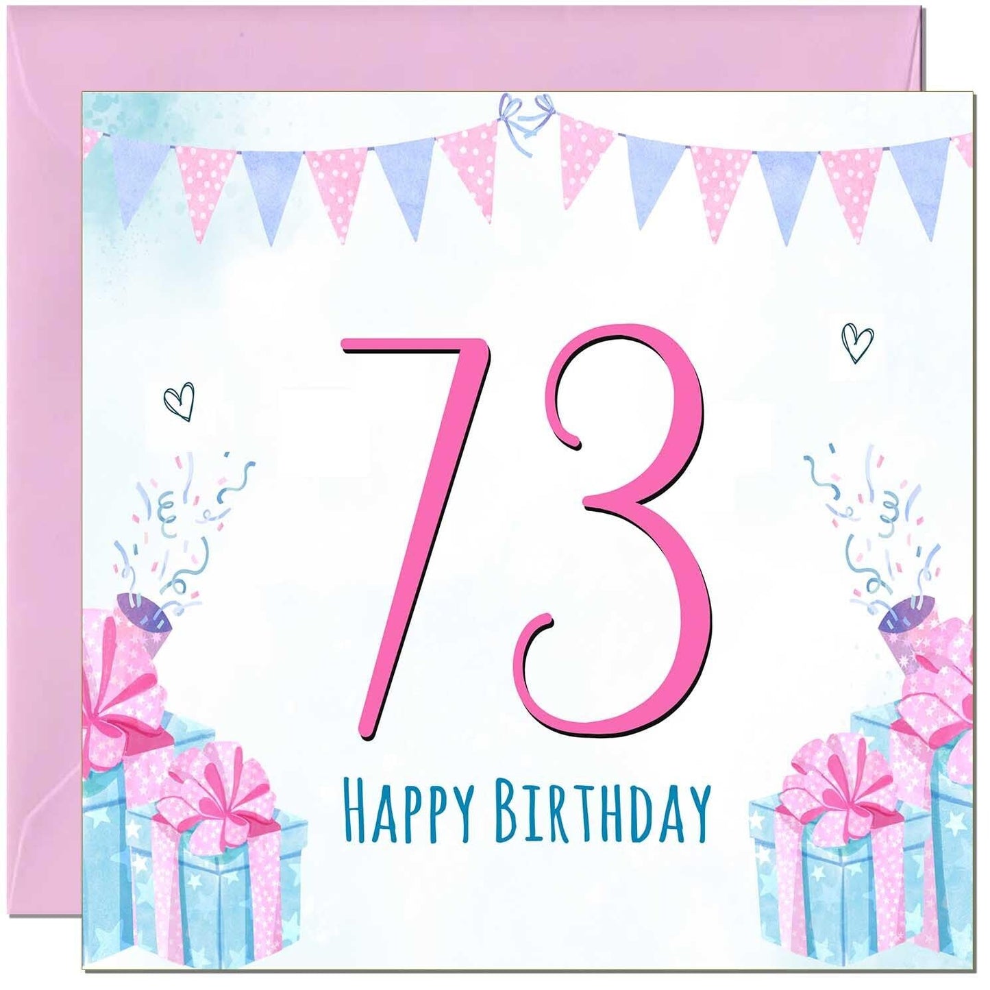 Womens Birthday Card for Ladies Shabby Chic