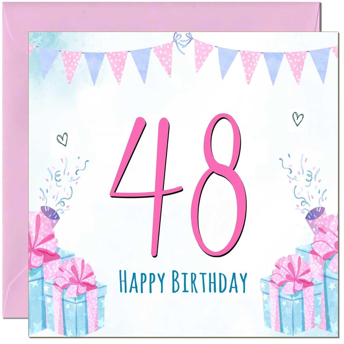 Womens Birthday Card for Ladies Shabby Chic