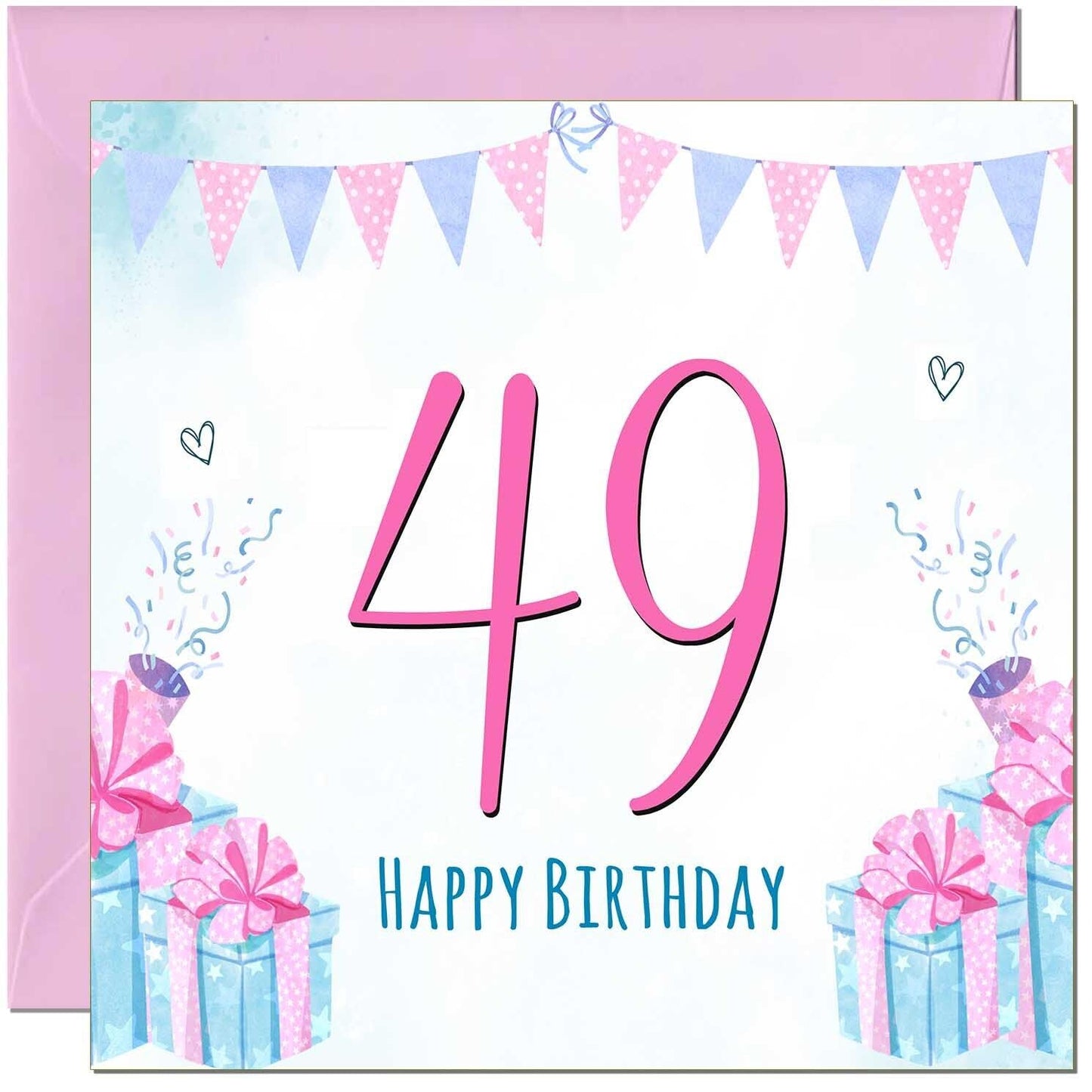 Womens Birthday Card for Ladies Shabby Chic