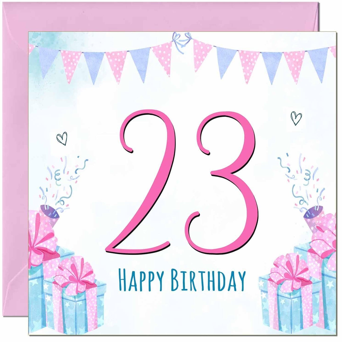 Womens Birthday Card for Ladies Shabby Chic