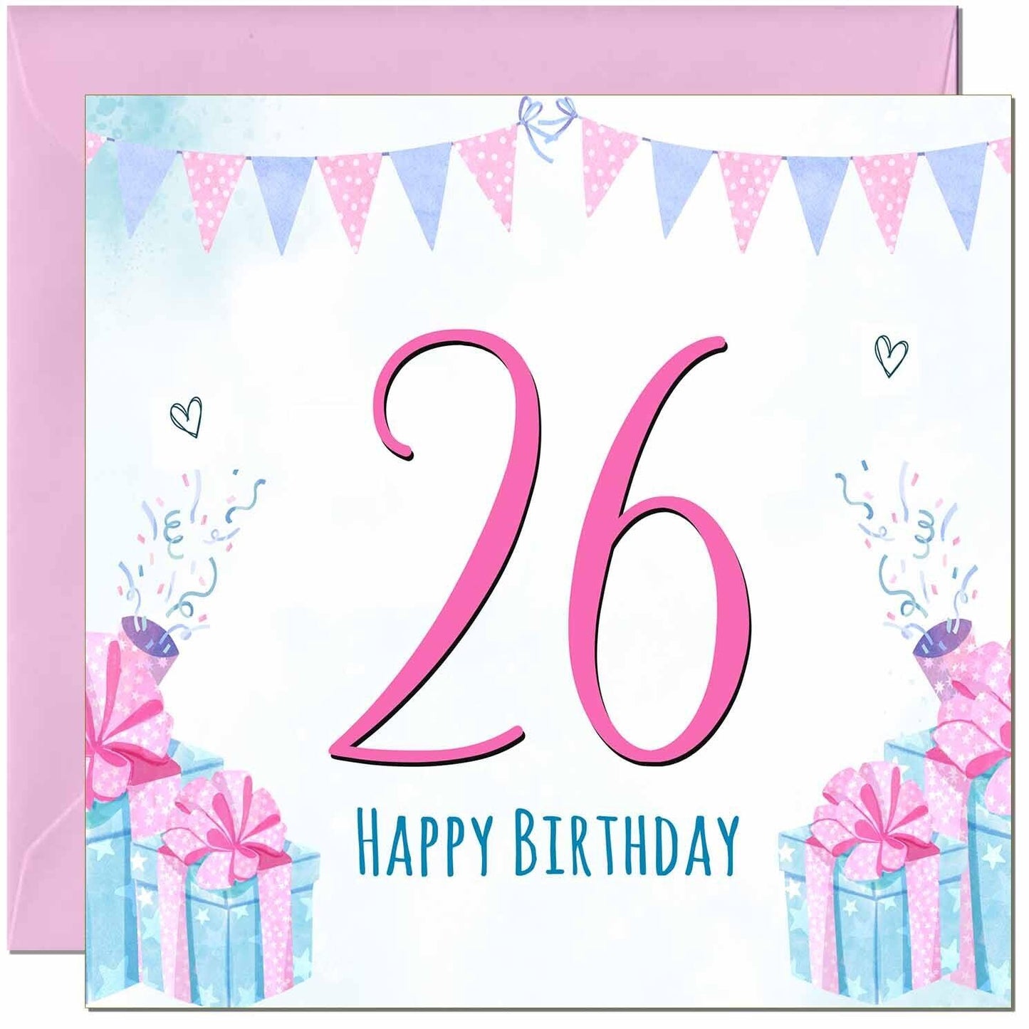 Womens Birthday Card for Ladies Shabby Chic