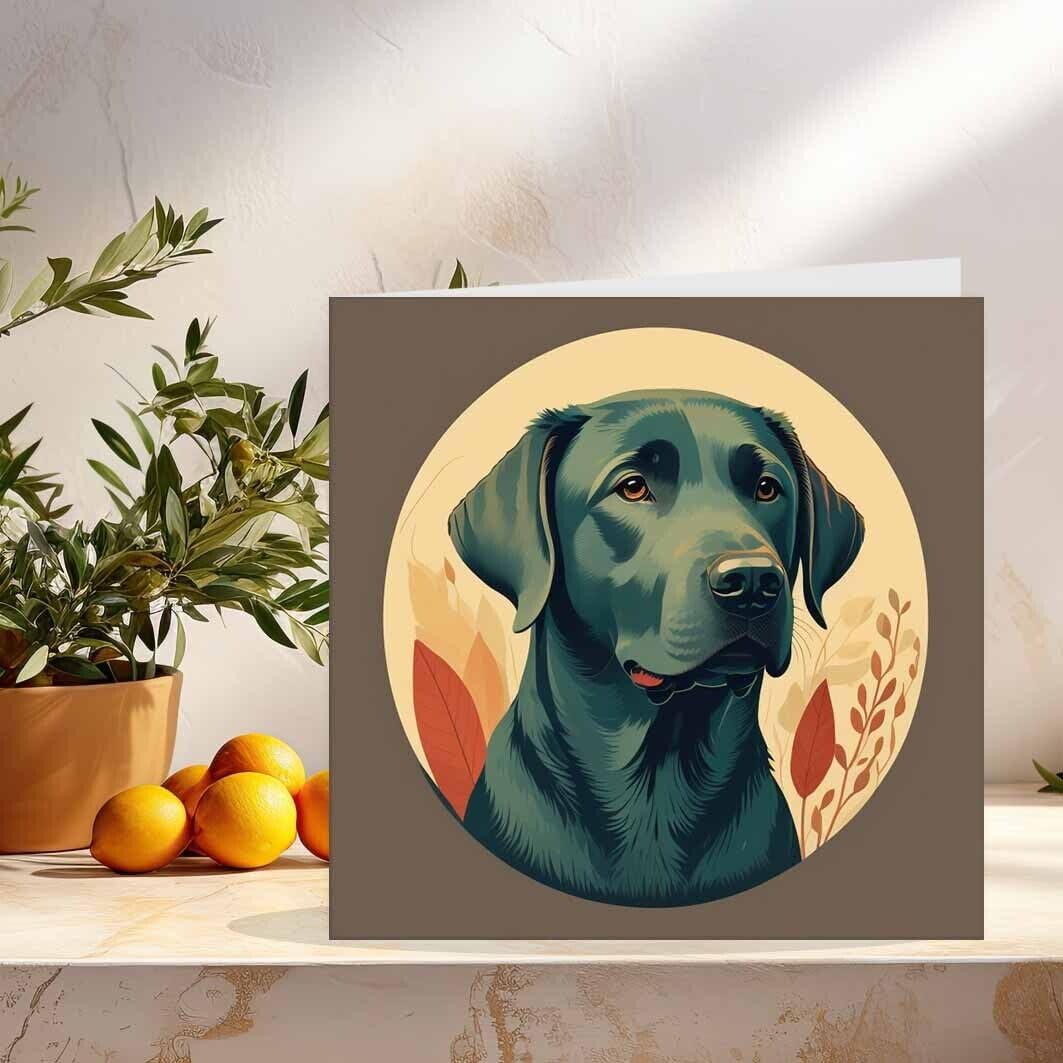 Labrador dog Birthday Cards Greeting Card 145 x 145mm