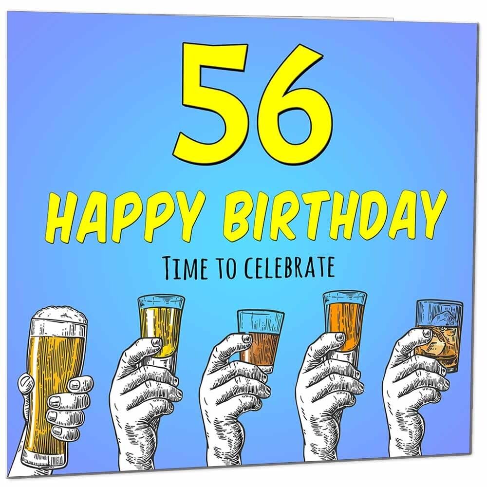Birthday Card for Men Him Beer Drinks Men's