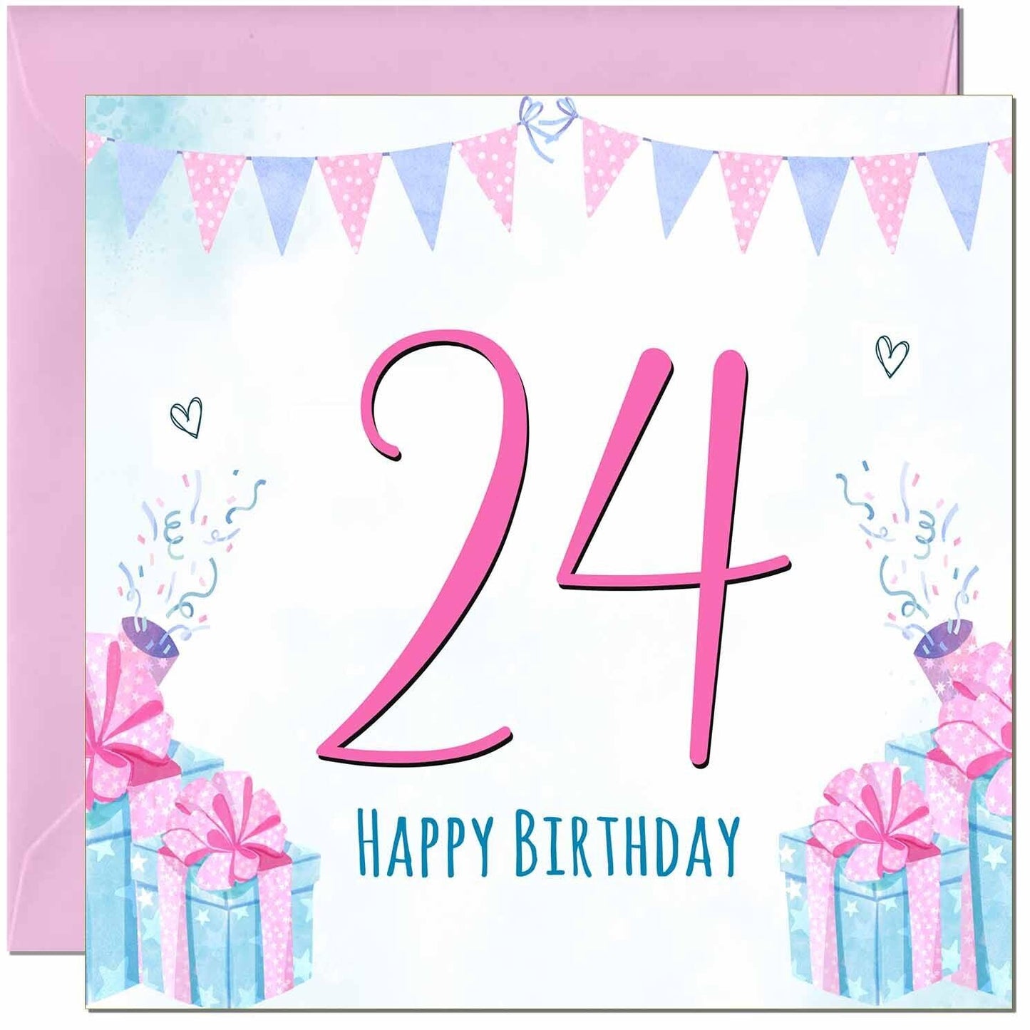 Womens Birthday Card for Ladies Shabby Chic