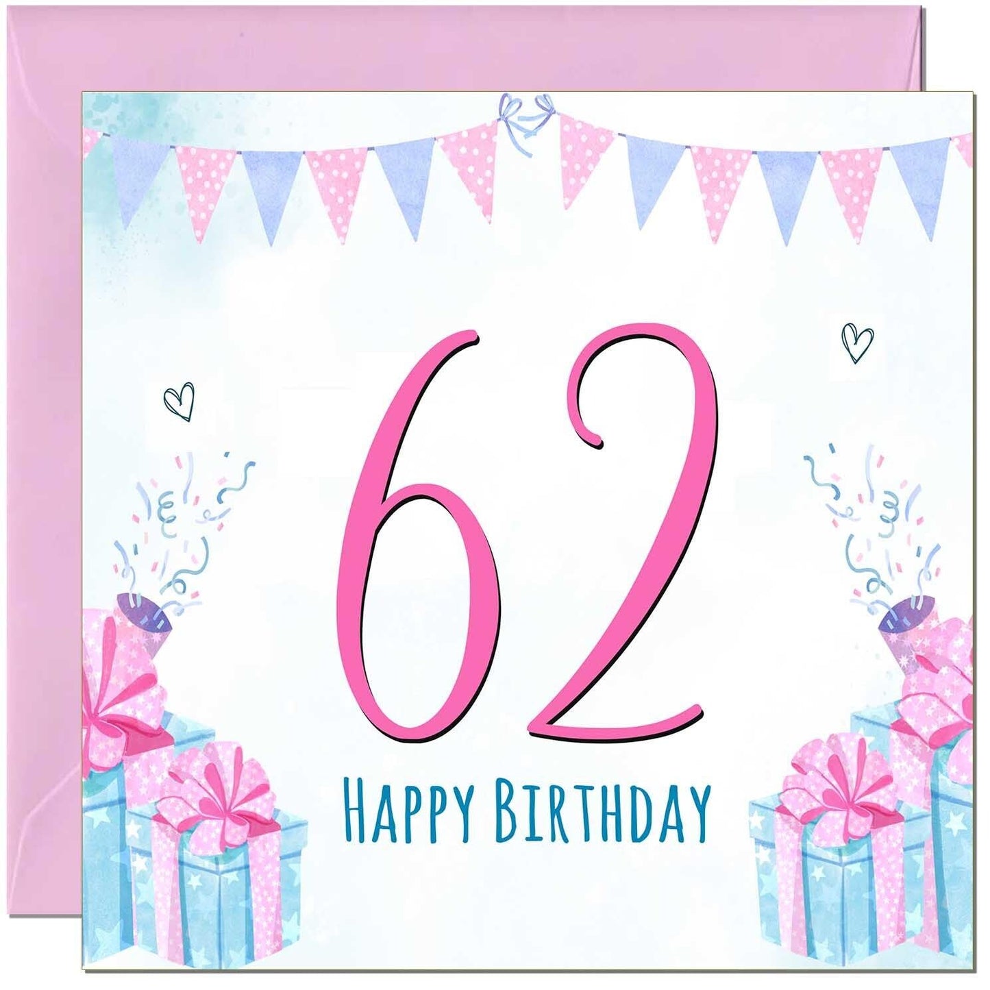 Womens Birthday Card for Ladies Shabby Chic