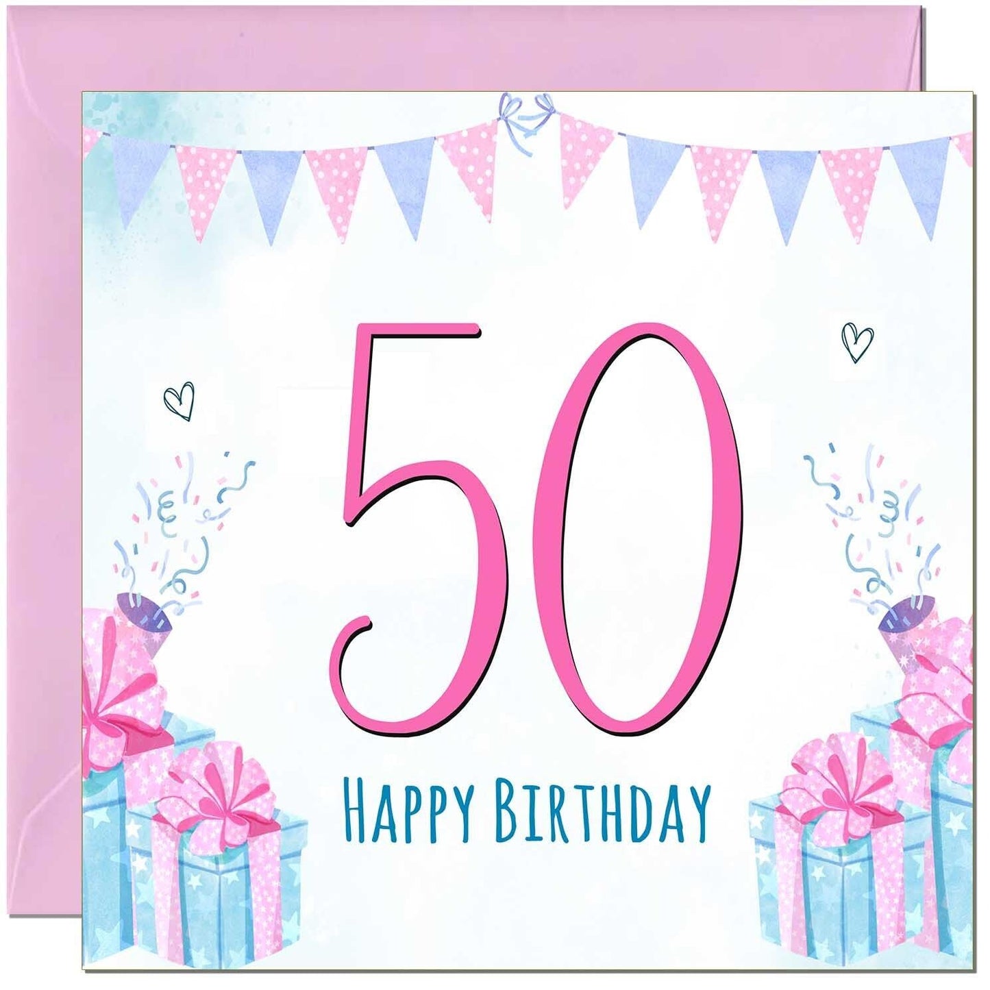 Womens Birthday Card for Ladies Shabby Chic