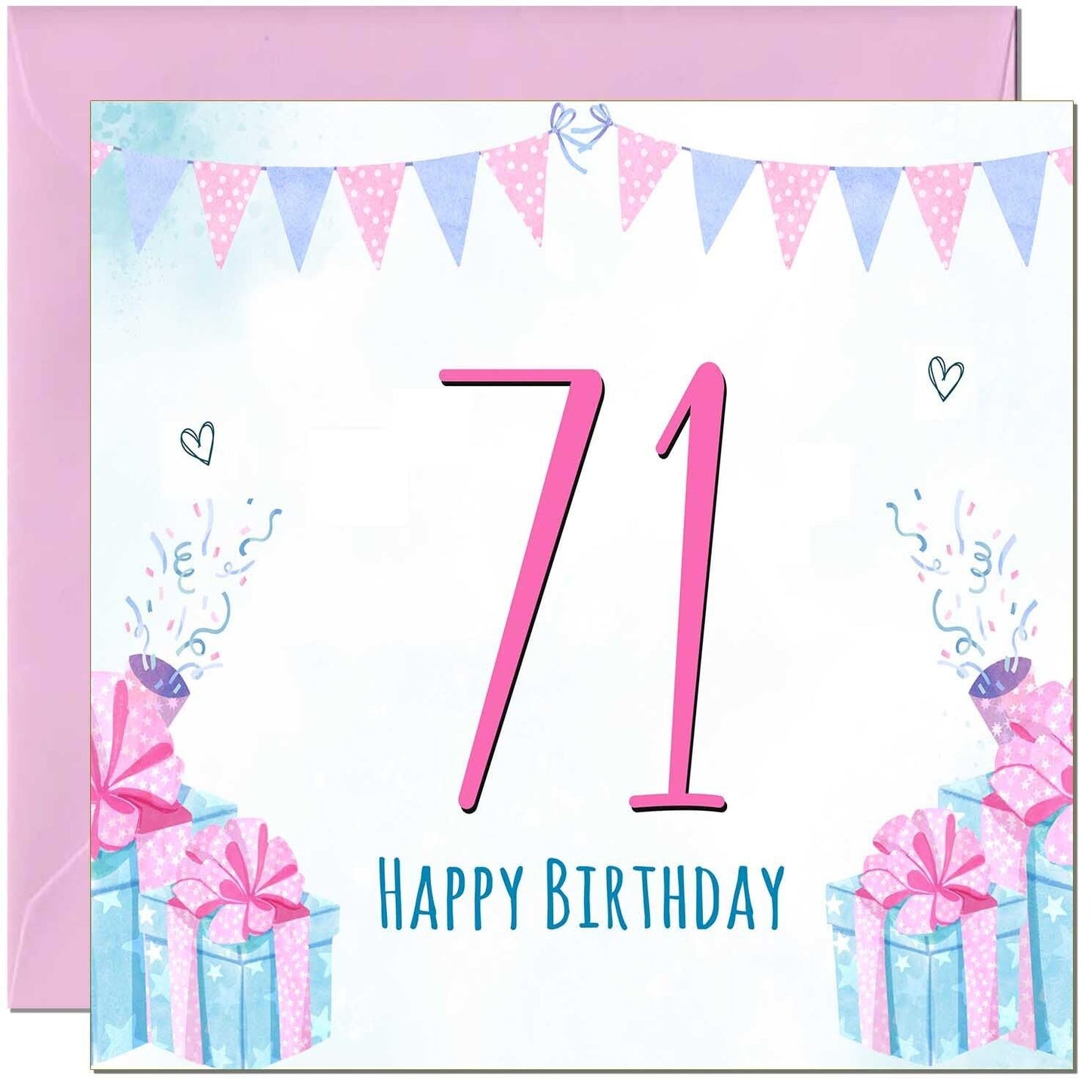 Womens Birthday Card for Ladies Shabby Chic