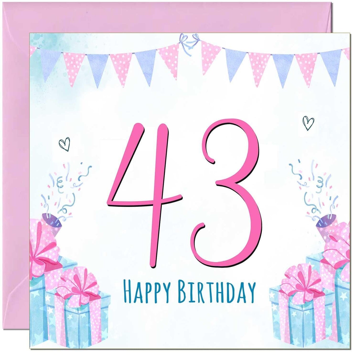 Womens Birthday Card for Ladies Shabby Chic