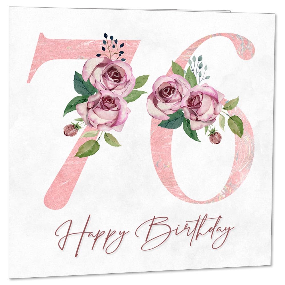Birthday Card for Women - Floral Birthday Cards for Ladies Mum Aunt Sister Nan Friend Daughter