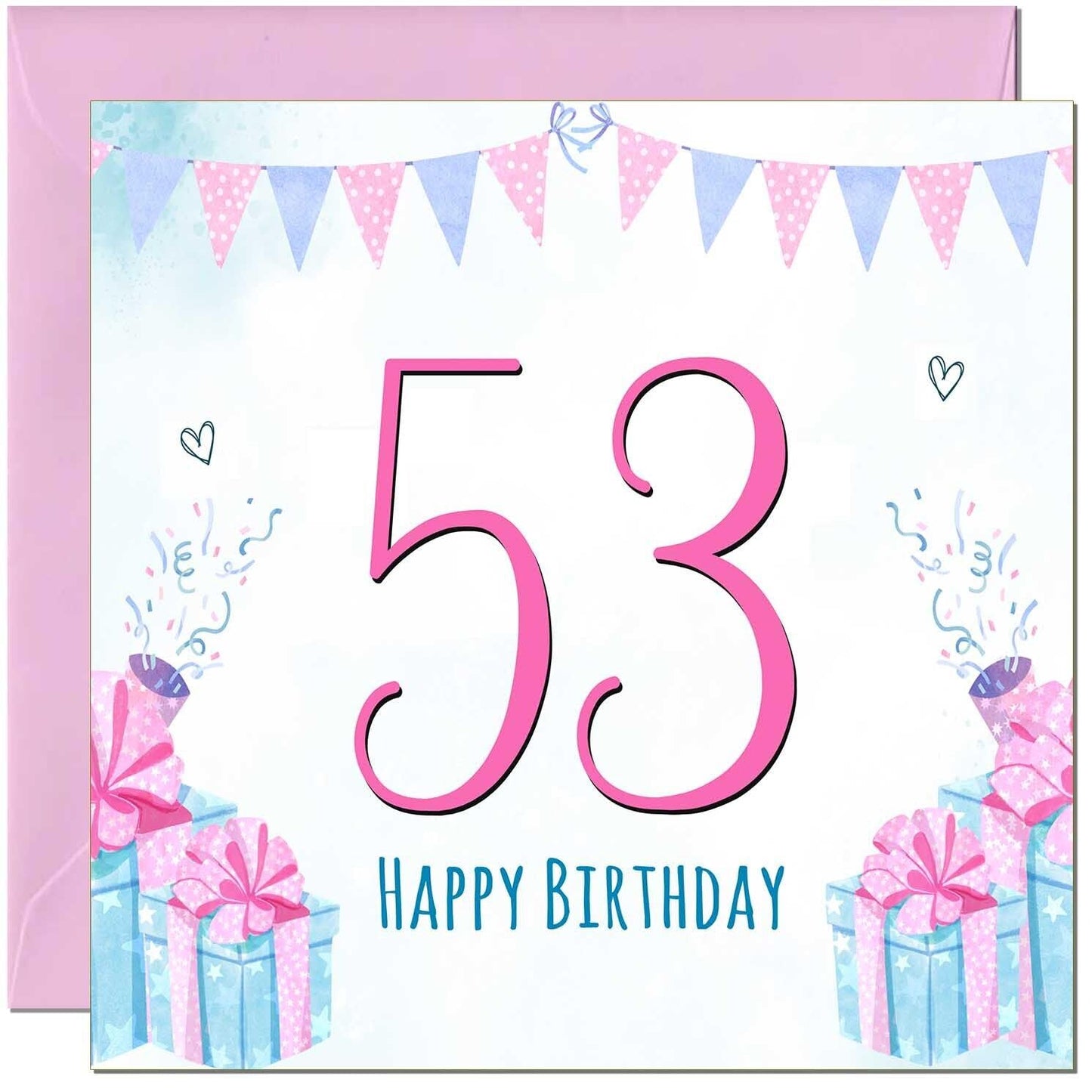 Womens Birthday Card for Ladies Shabby Chic