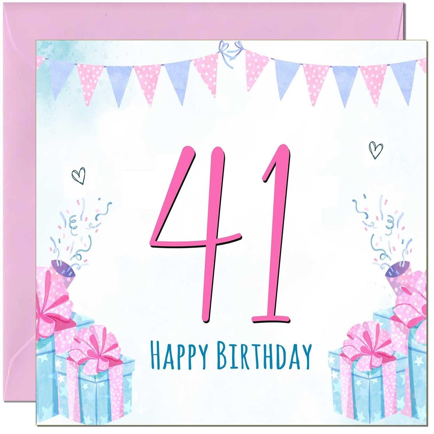 Womens Birthday Card for Ladies Shabby Chic