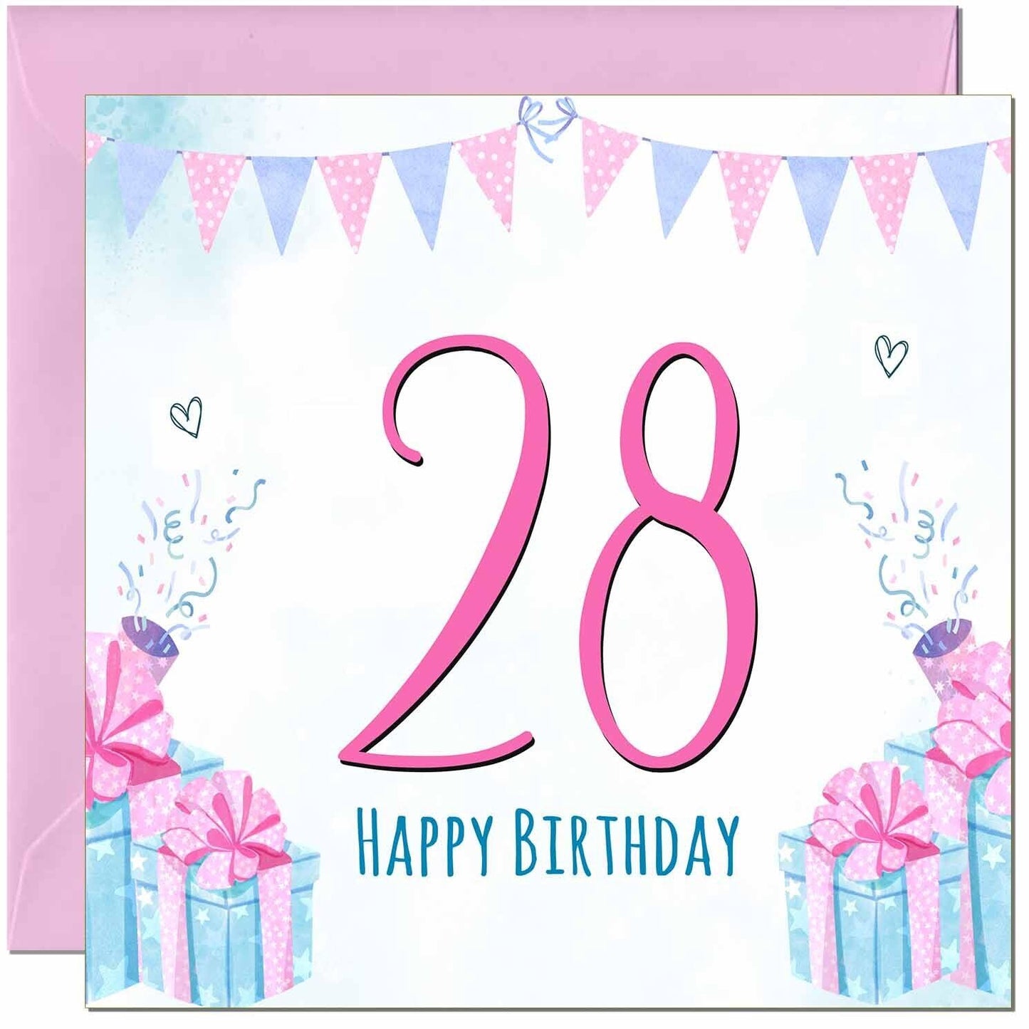 Womens Birthday Card for Ladies Shabby Chic