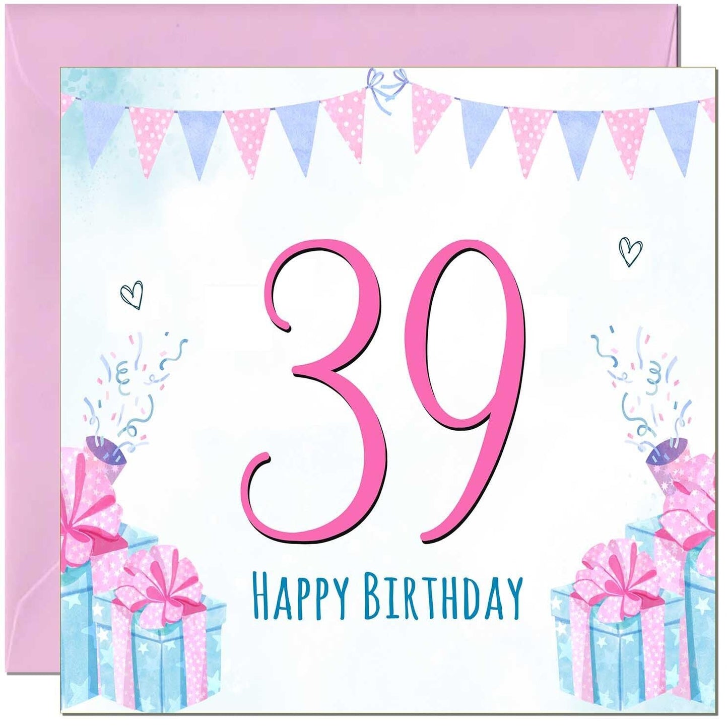 Womens Birthday Card for Ladies Shabby Chic