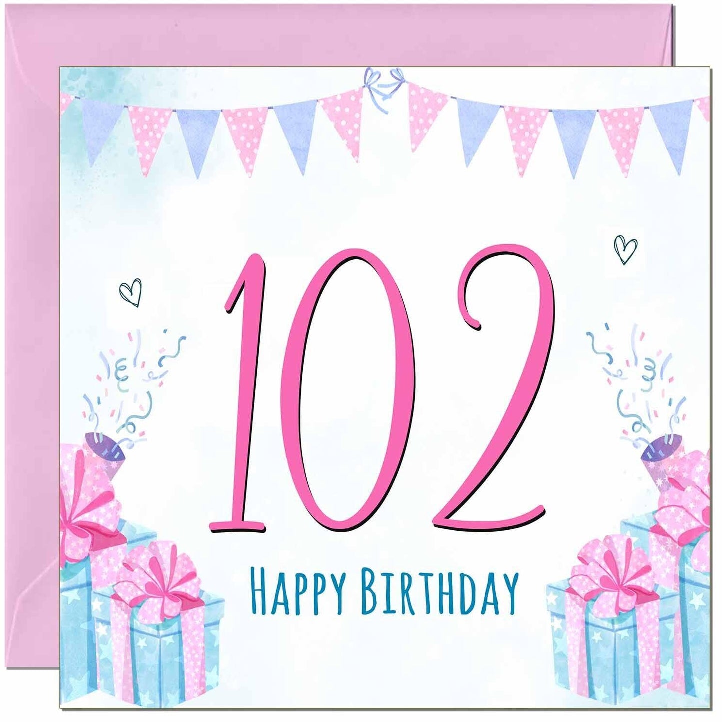 Womens Birthday Card for Ladies Shabby Chic