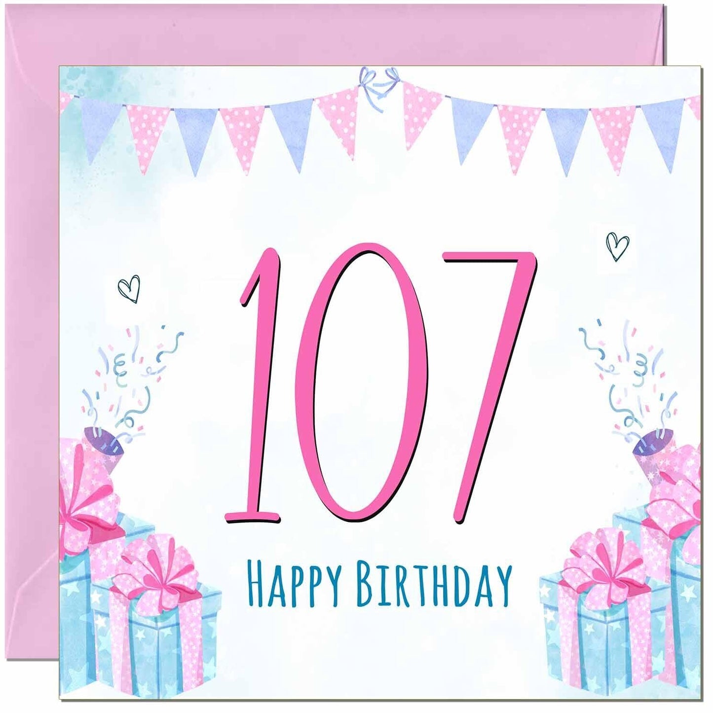 Womens Birthday Card for Ladies Shabby Chic