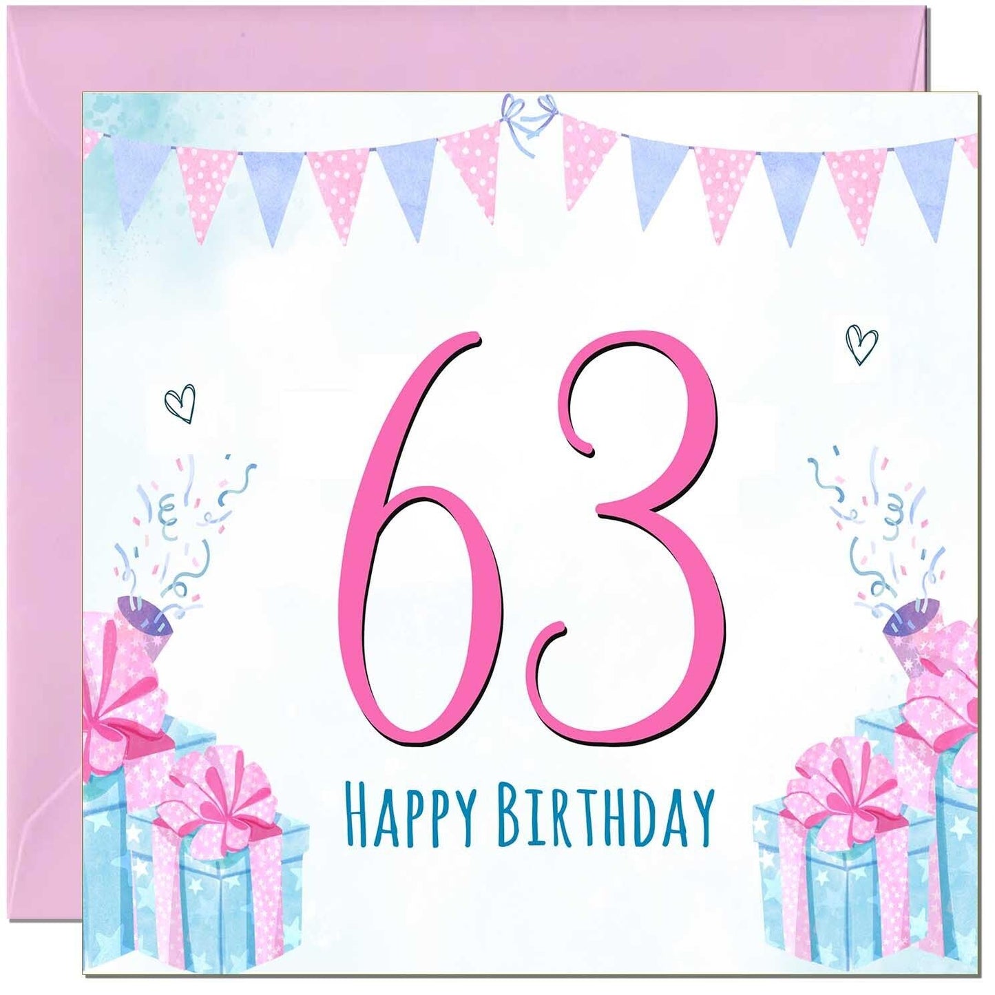 Womens Birthday Card for Ladies Shabby Chic