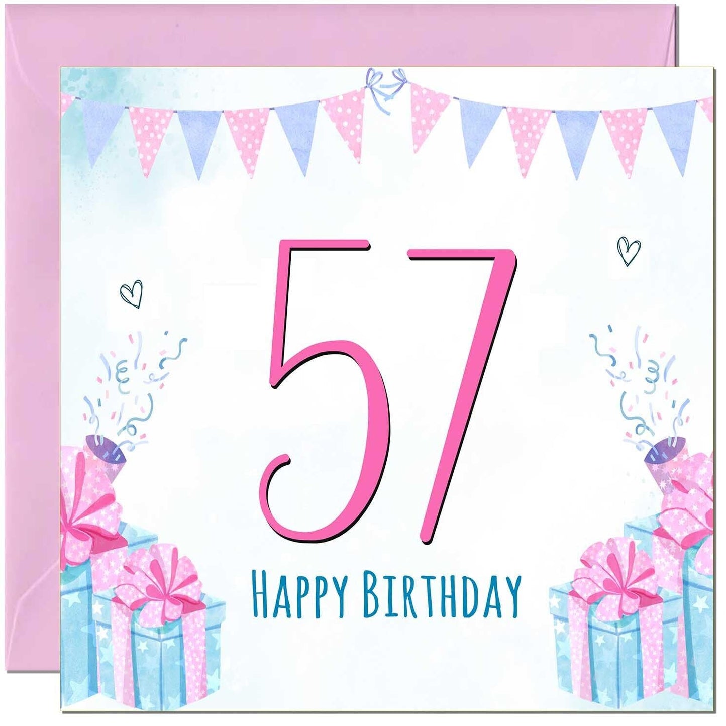 Womens Birthday Card for Ladies Shabby Chic