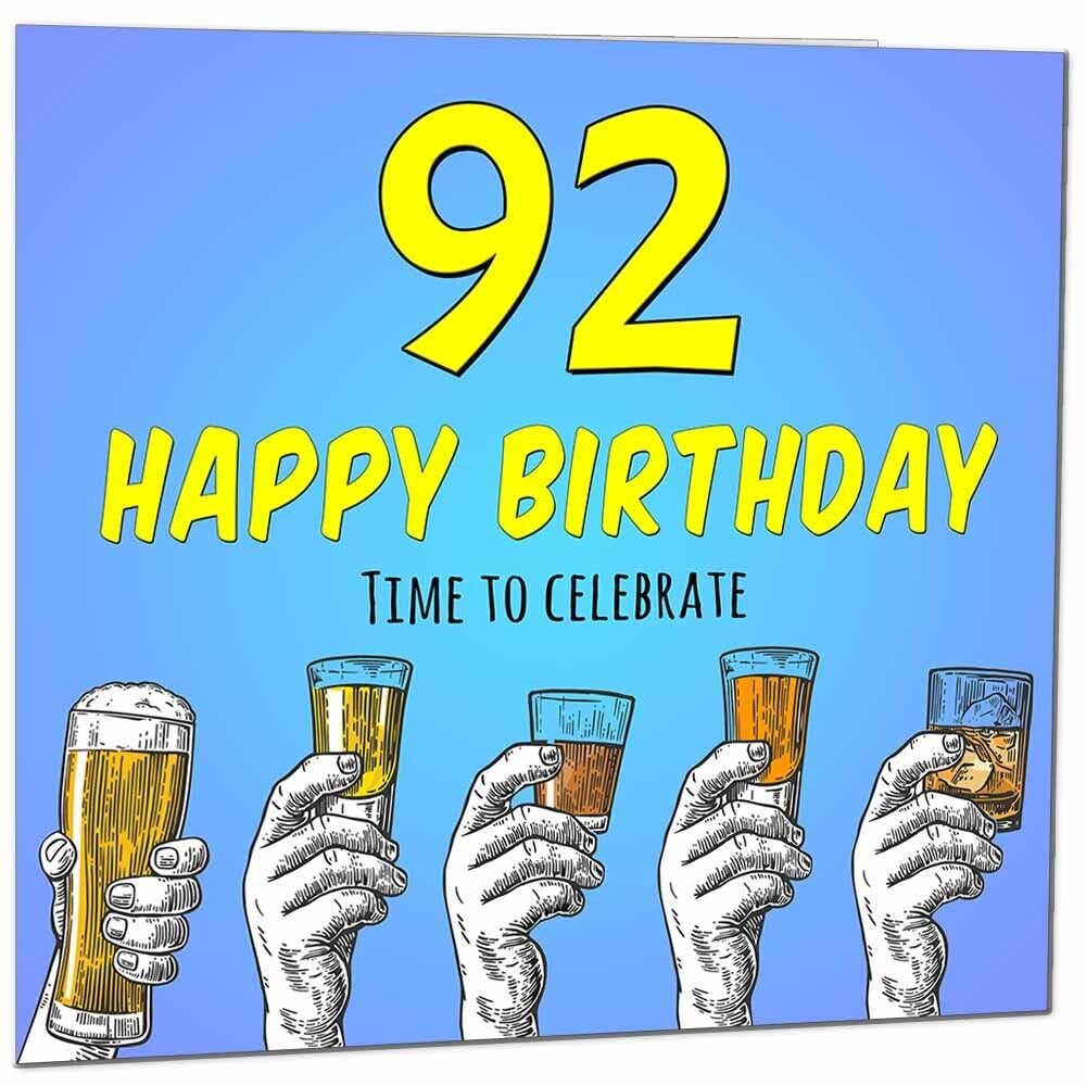 Birthday Card for Men Him Beer Drinks Men's