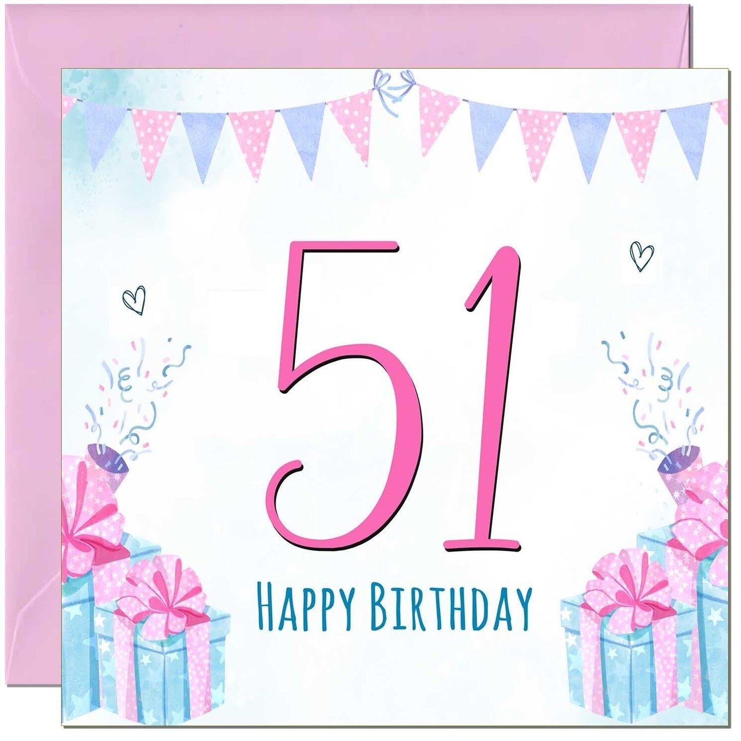 Womens Birthday Card for Ladies Shabby Chic