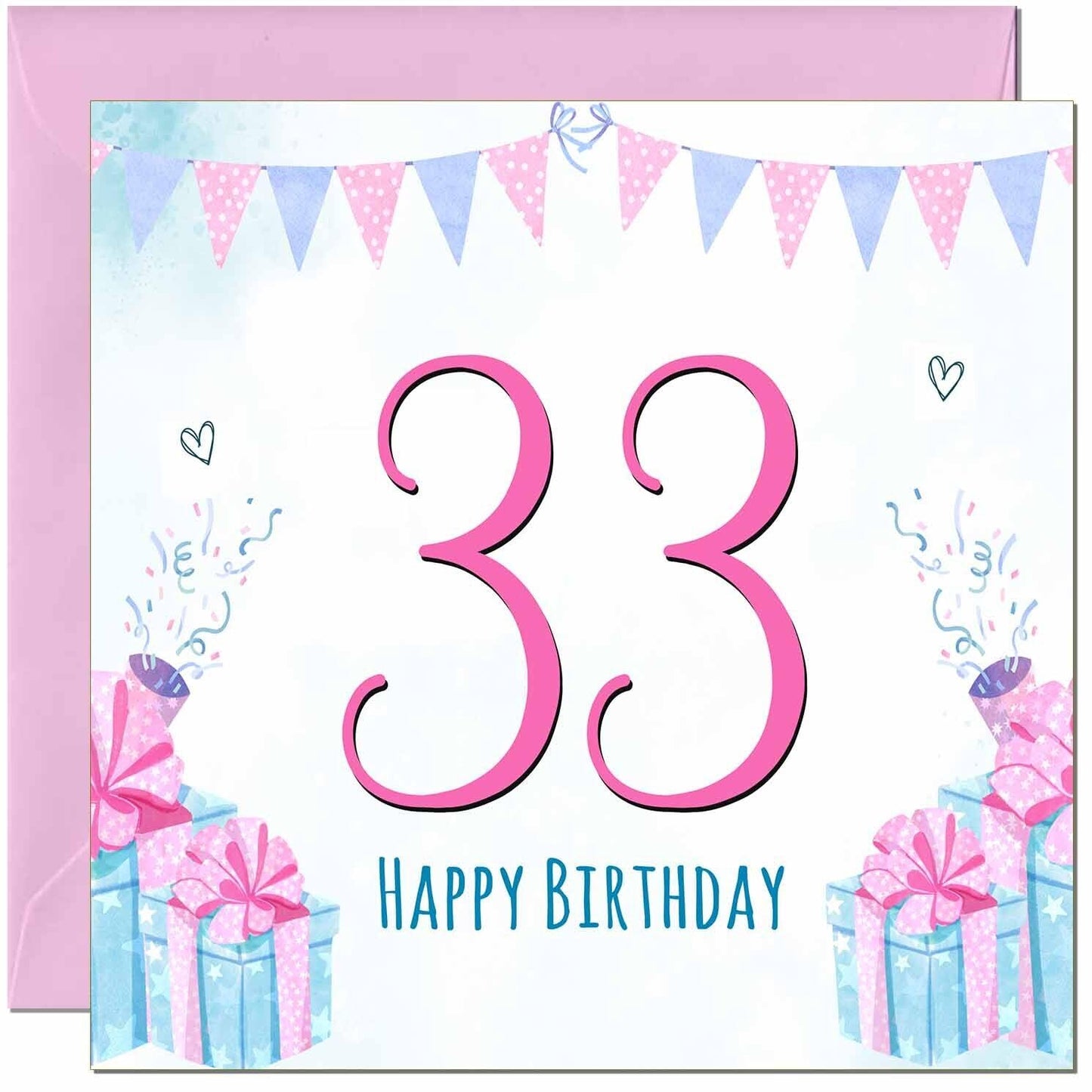 Womens Birthday Card for Ladies Shabby Chic