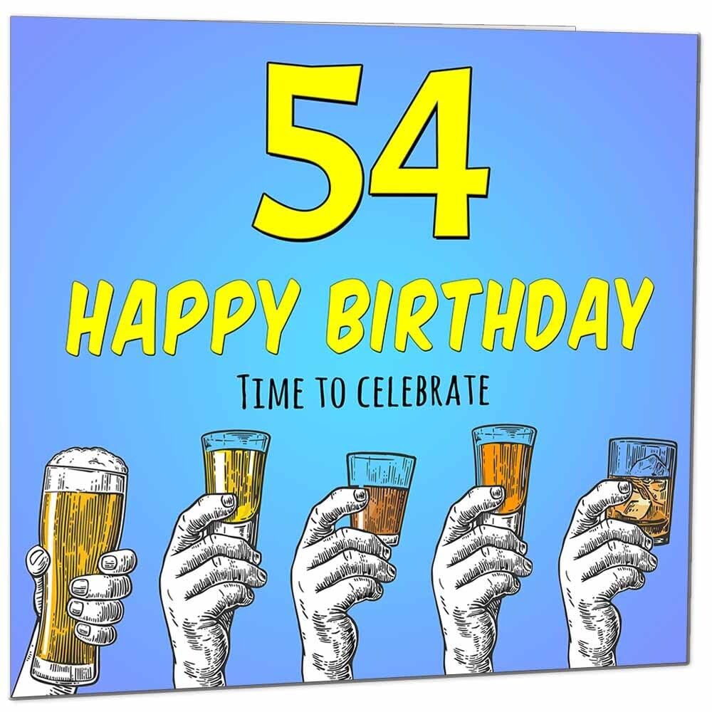 Birthday Card for Men Him Beer Drinks Men's