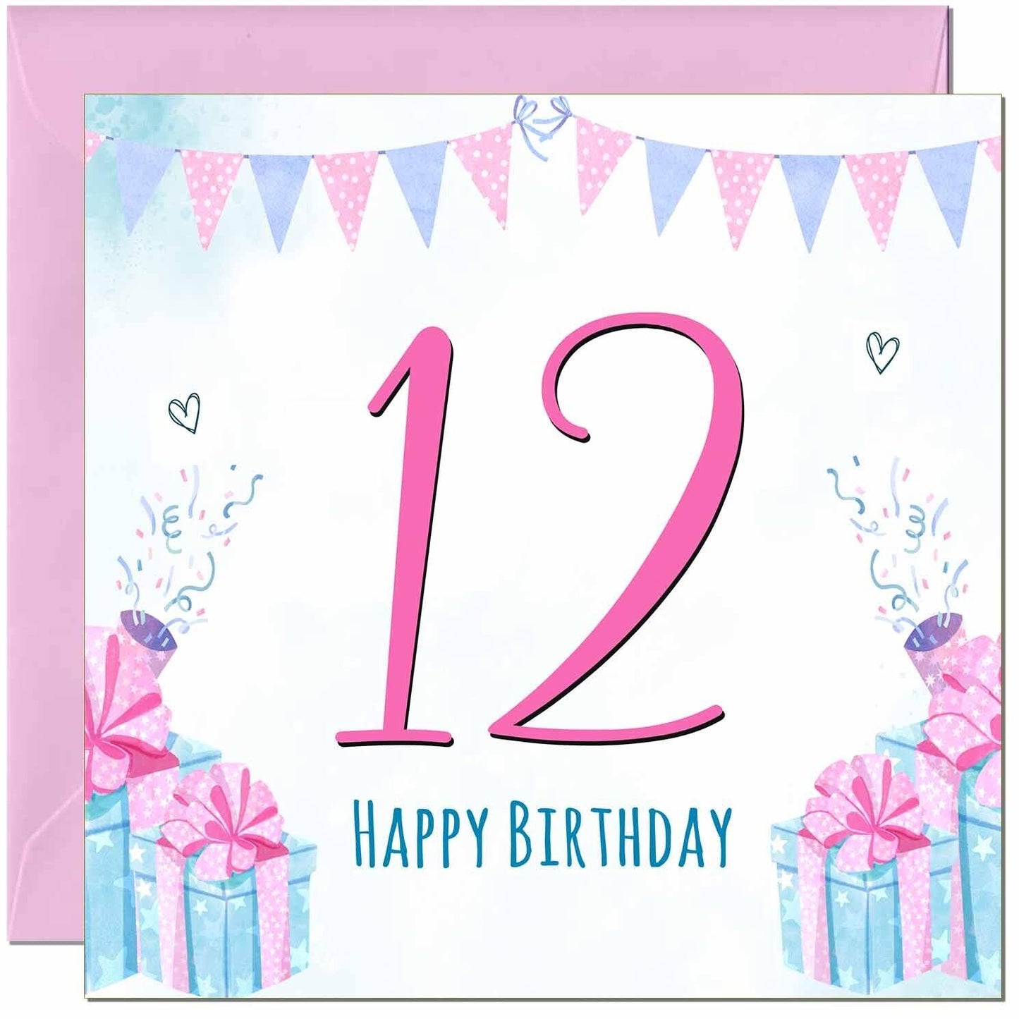 Womens Birthday Card for Ladies Shabby Chic