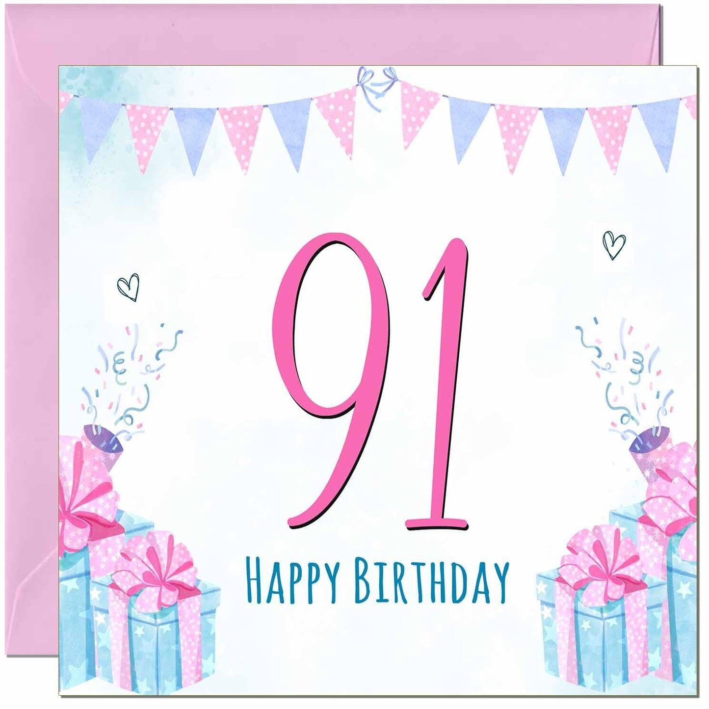 Womens Birthday Card for Ladies Shabby Chic