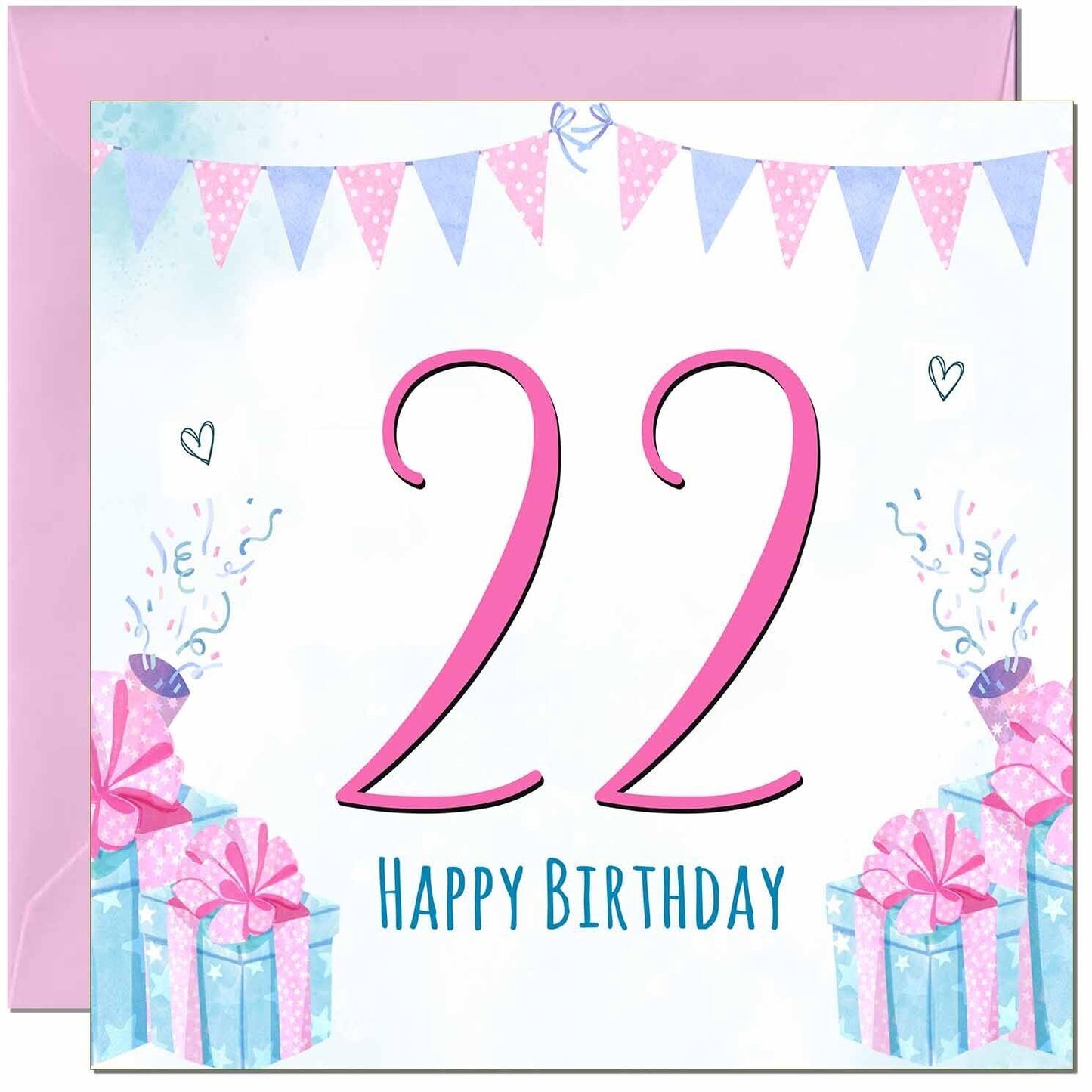 Womens Birthday Card for Ladies Shabby Chic