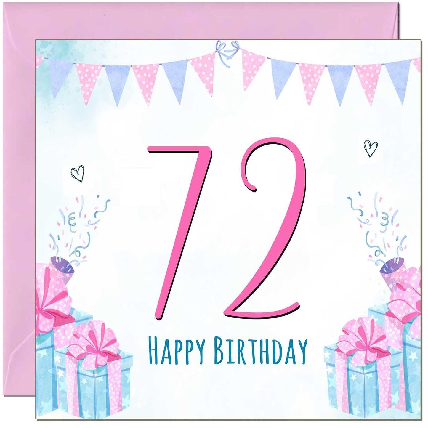 Womens Birthday Card for Ladies Shabby Chic