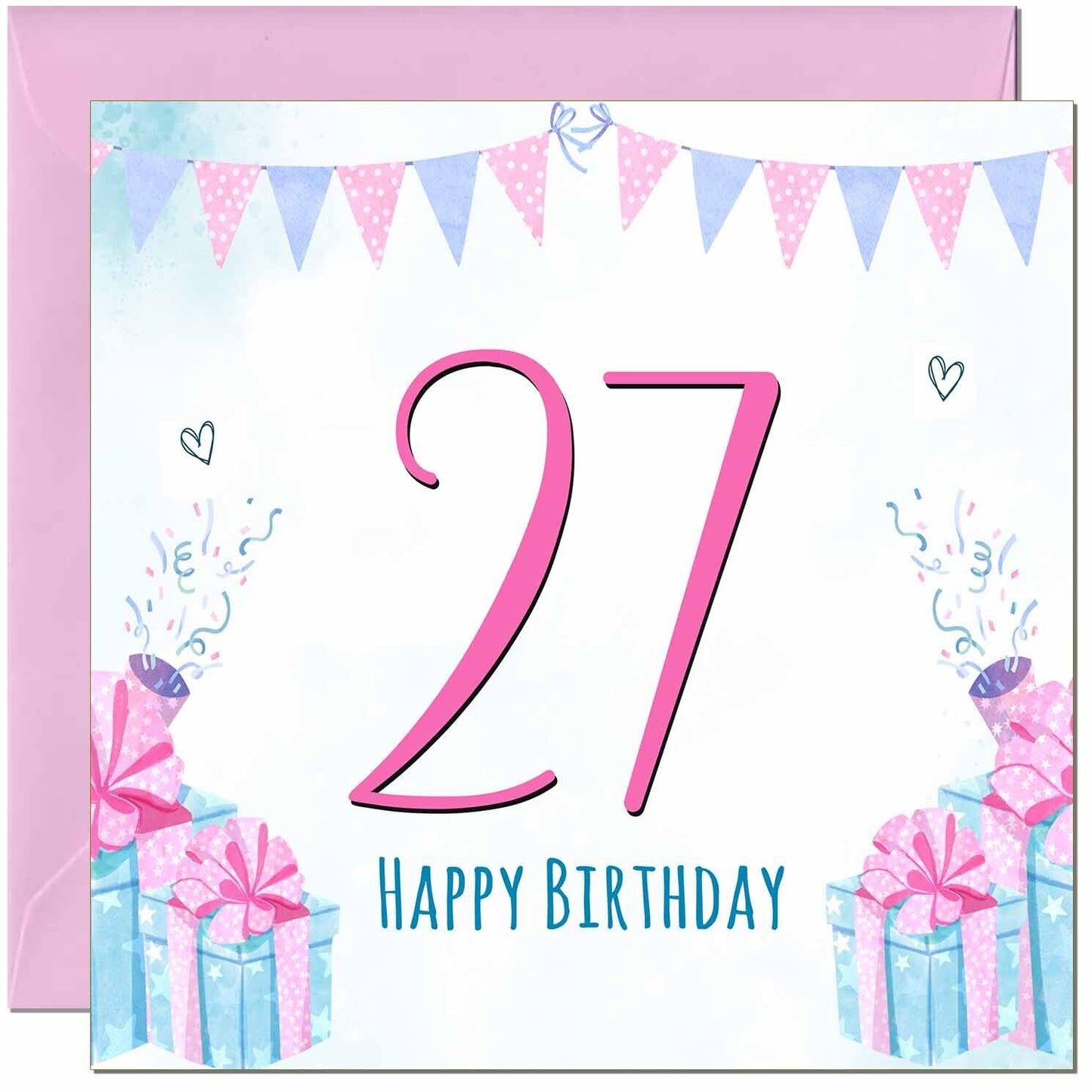 Womens Birthday Card for Ladies Shabby Chic