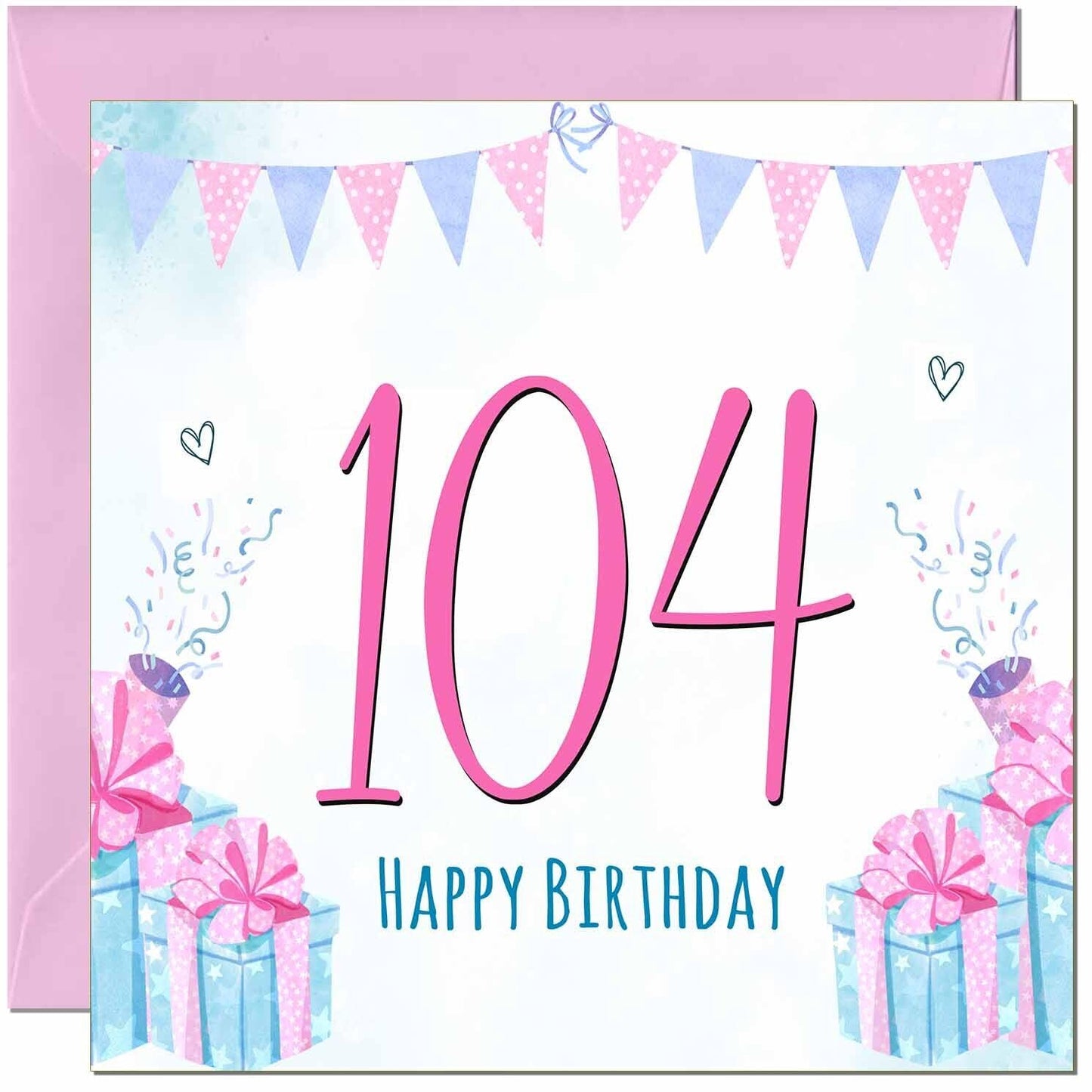 Womens Birthday Card for Ladies Shabby Chic