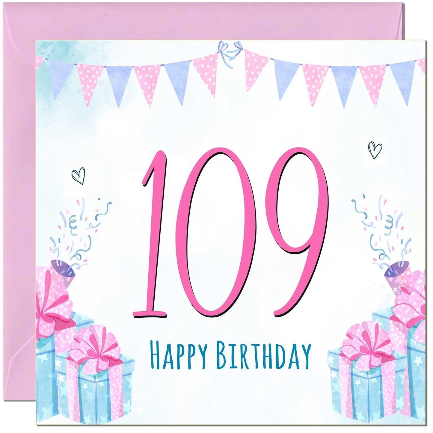 Womens Birthday Card for Ladies Shabby Chic
