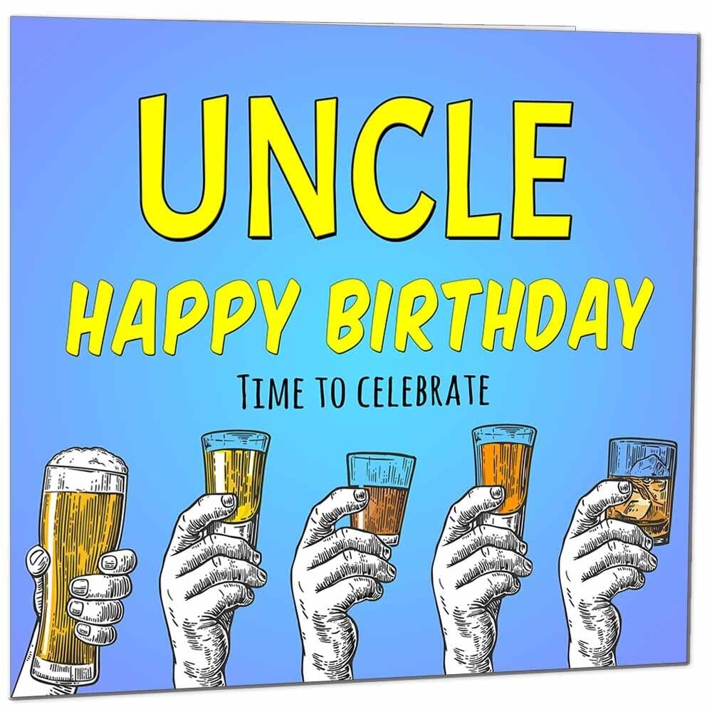 Birthday Card for Men Him Beer Drinks Men's
